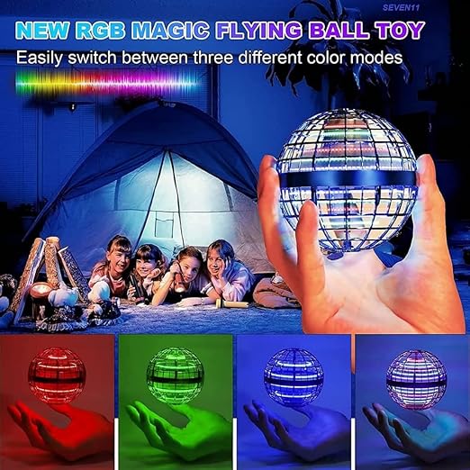 Flying Orb Ball – LED Boomerang Spinner Toy