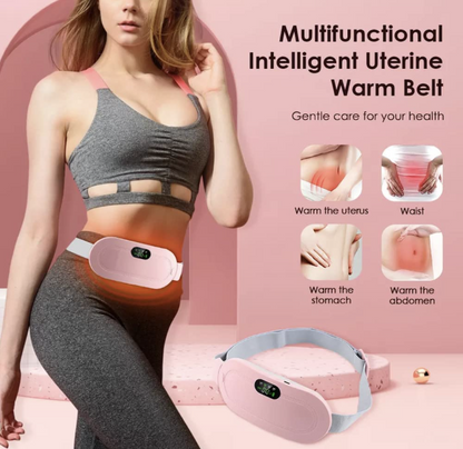 Portable Cordless Heating Pad – Menstrual Pain Relief Belt with Heat & Massage Modes