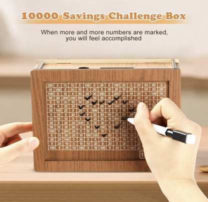 ₹1,00,000 Savings Tracker Box – Smart Money Challenge Bank